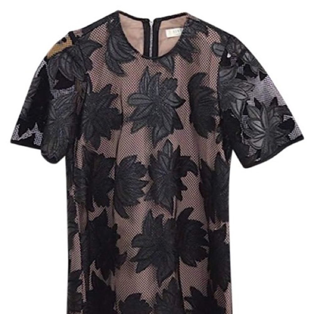 Hunter Bell Mesh Embroidered Dress